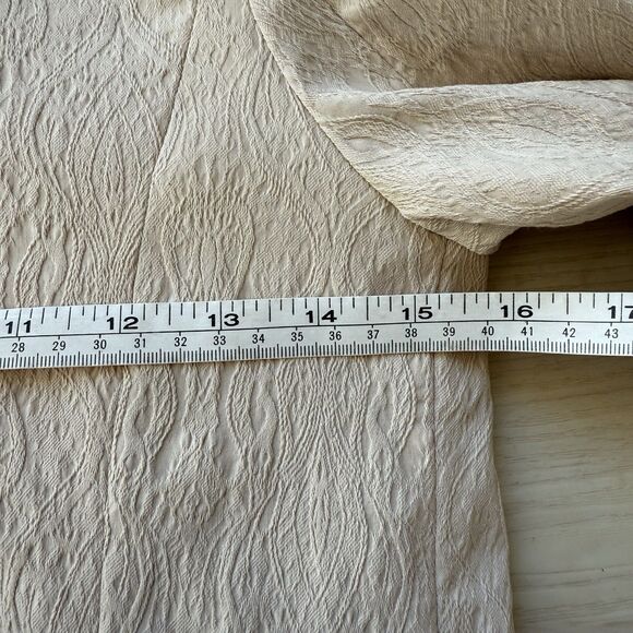 Soieblu Women’s Jacket Small Blush Gold Buttons Military Inspired Western Blazer - Picture 8 of 10